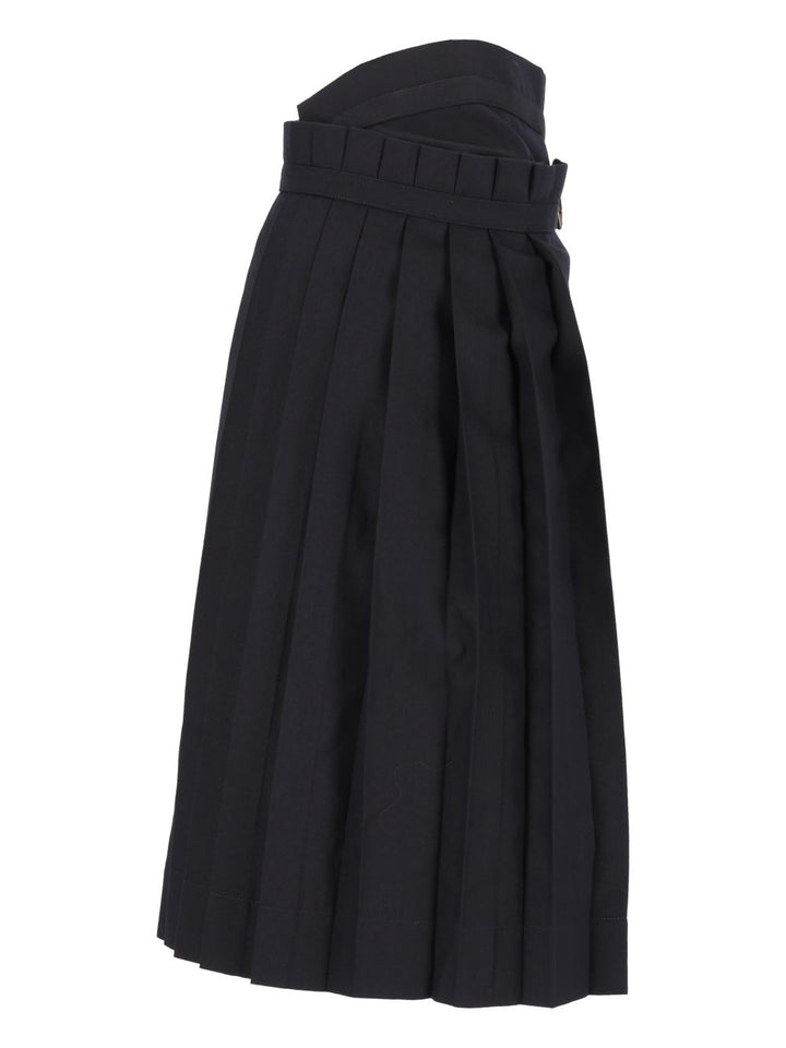 Dries Van Noten Wrap Skirt Gonne - Blu | cdc2b417be47731c6ef5511599c2d94e513adf04