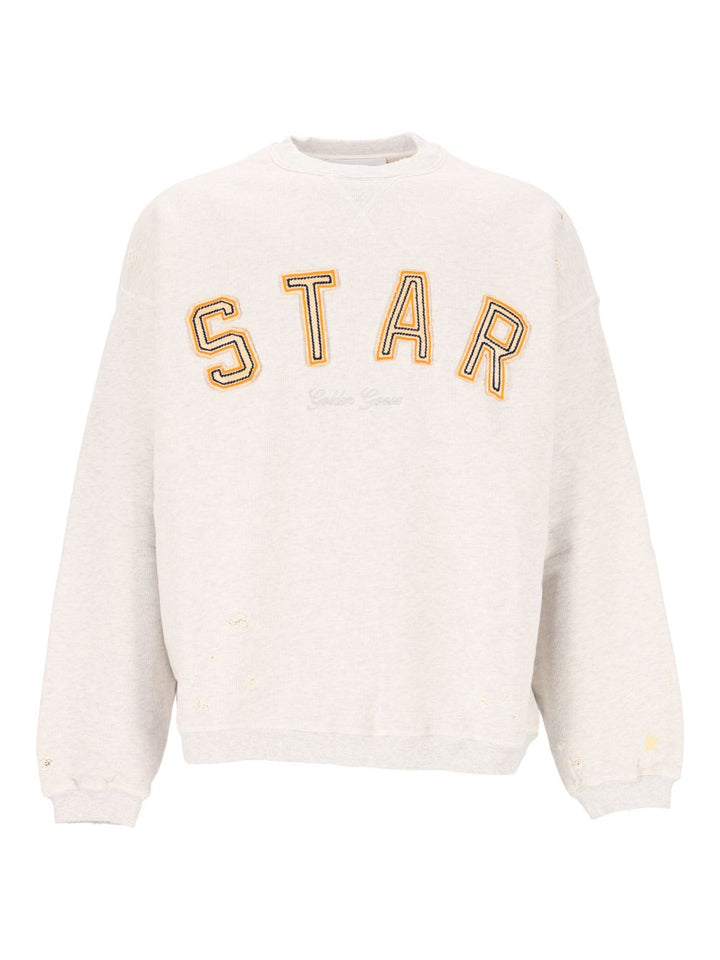 Golden Goose Sweat-shirt ample gris
