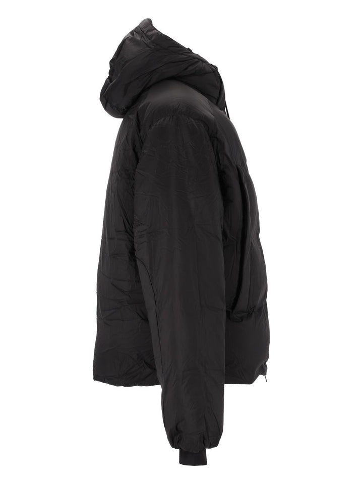 Adidas Y-3 Short Hooded Down Jacket Coats - Nero | f67745fa7a8494a0002d783a40e7c57eef272fb8