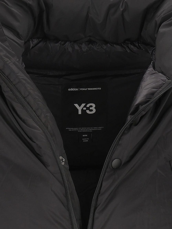 Adidas Y-3 Short Hooded Down Jacket Coats - Nero | a7711942bf744869aaa0813bf2eb7e2eb6766e0c