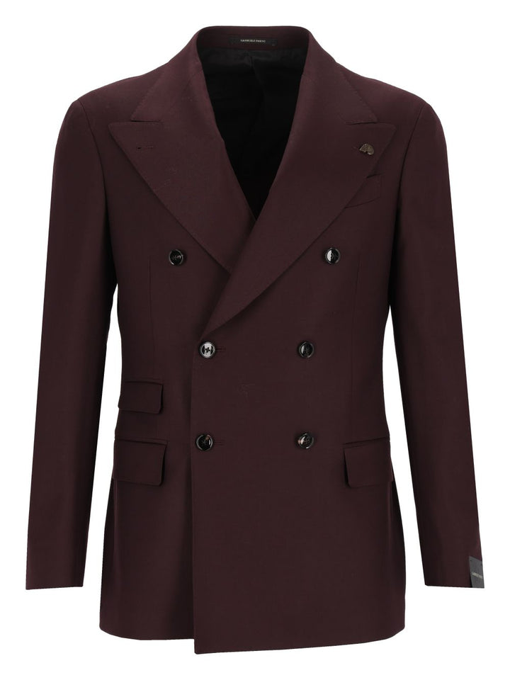 Gabriele Pasini Double-Breasted Jacket Giacche - Bordeaux | be64f6bfb42fde3ae23e3aad260a002cbe15a7fb