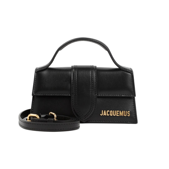 Black Leather Le Bambino Bag