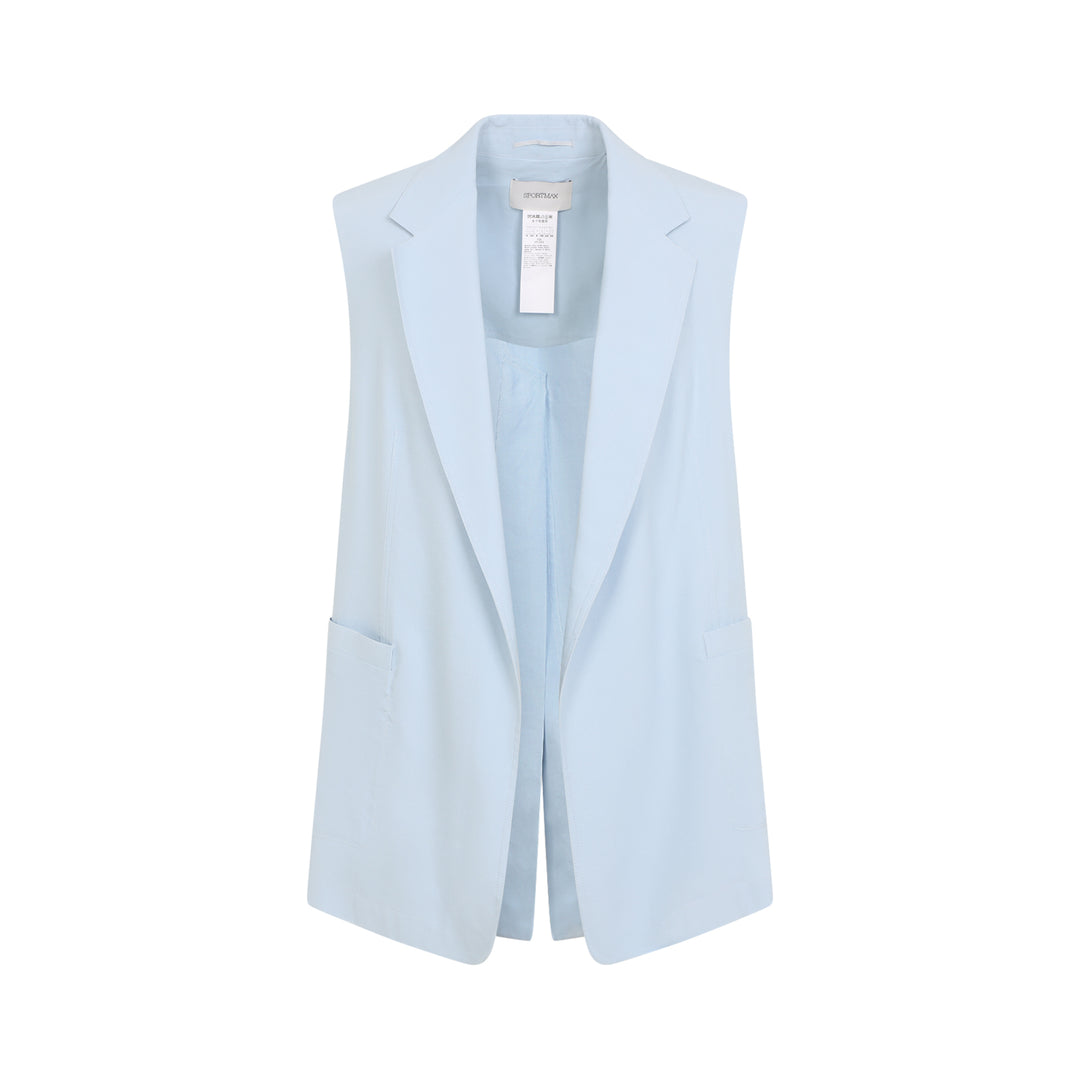 Sportmax Gilet - Blu | f58261a81db50123a0f427cd35db1ca8d9a6efb8