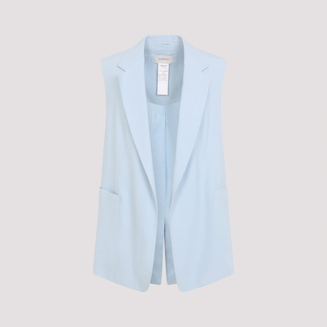 Sportmax Gilet - Blu | fd8f3b3503dff23004fa1c2e25b8b667c5f7c790