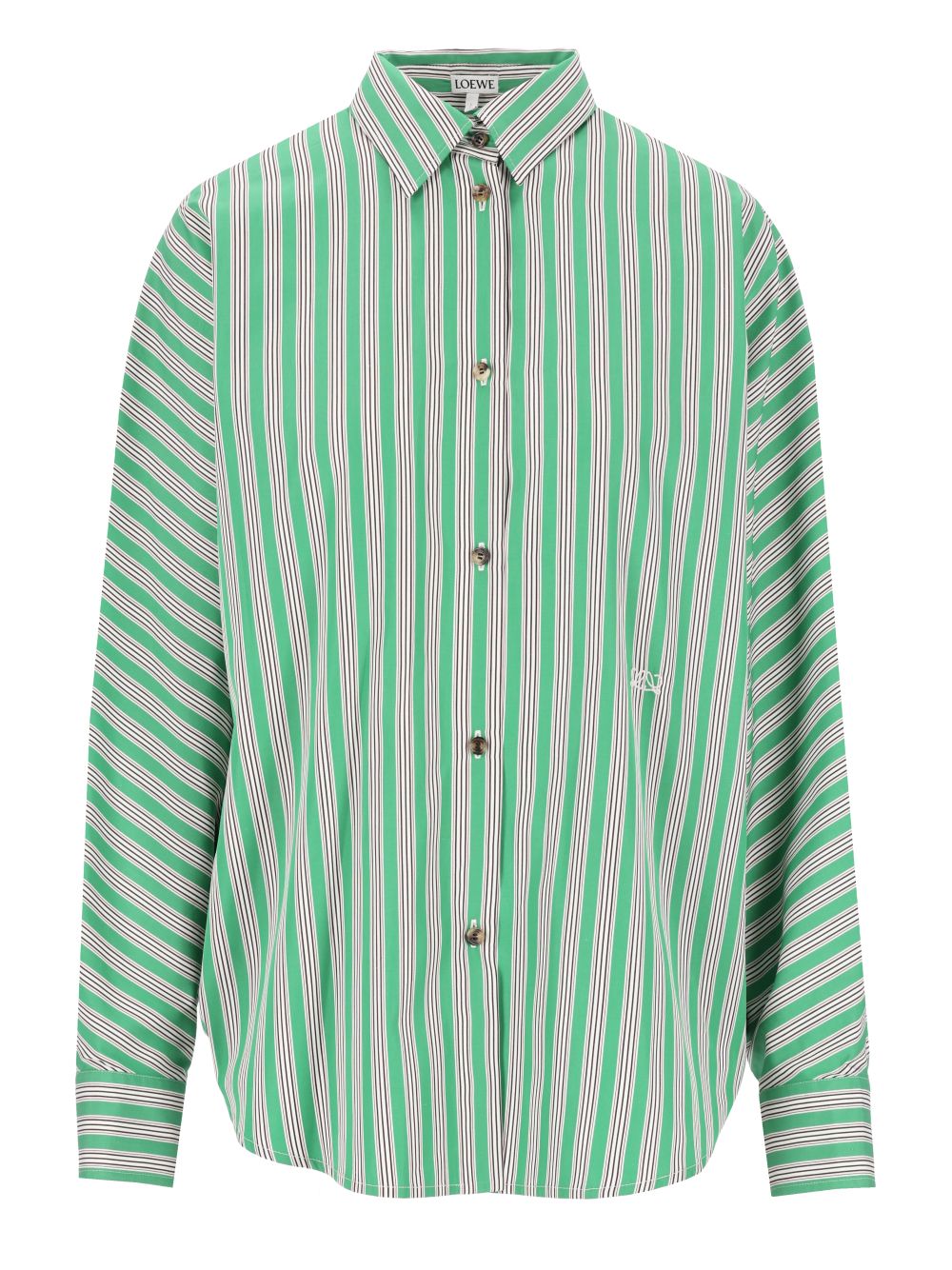 Loewe Coton Shirt Shirts - Verde | a460bbef845af029220e8c6f457969807feb055c