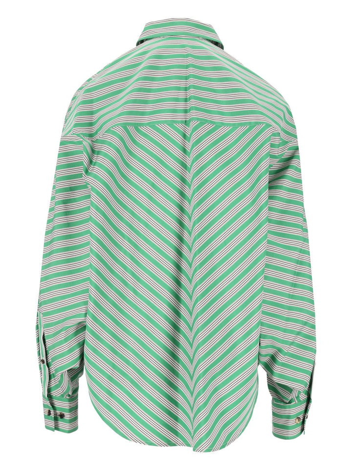 Loewe Coton Shirt Shirts - Verde | 02687e9ea3236efd5ac27873028ea7813ca4b1a5