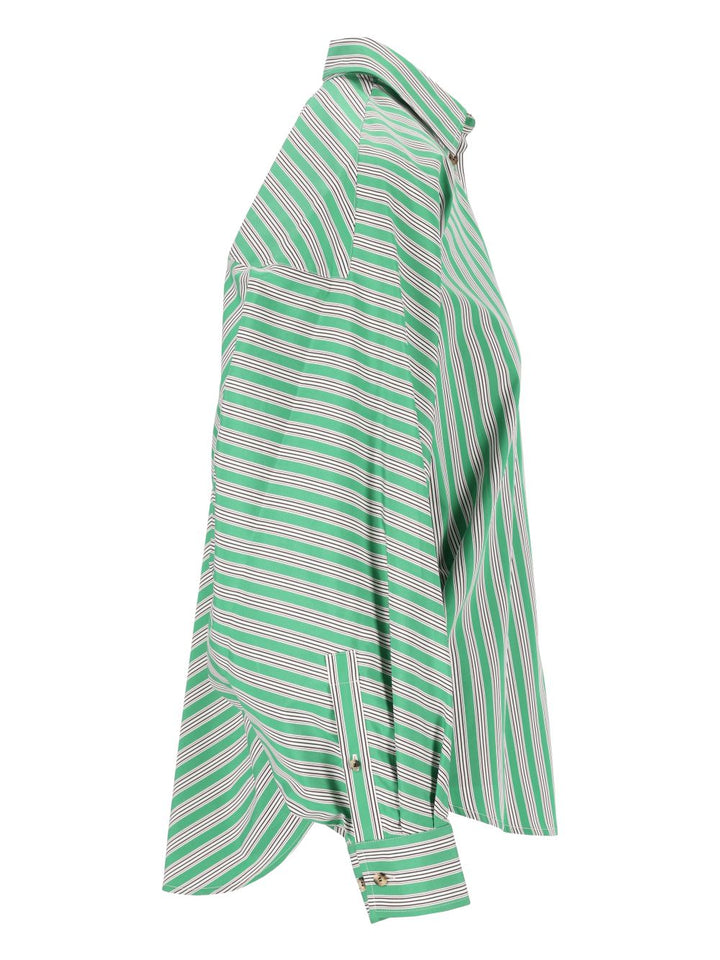Loewe Coton Shirt Shirts - Verde | 109b769964489ff376daec390719cb57c7c86d92