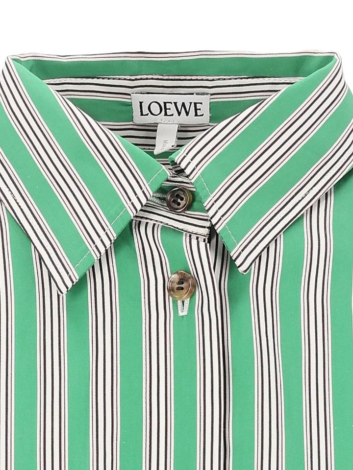 Loewe Coton Shirt Shirts - Verde | 1fa92cecf198b0c19b60fd8850d8b3a92712c3e4