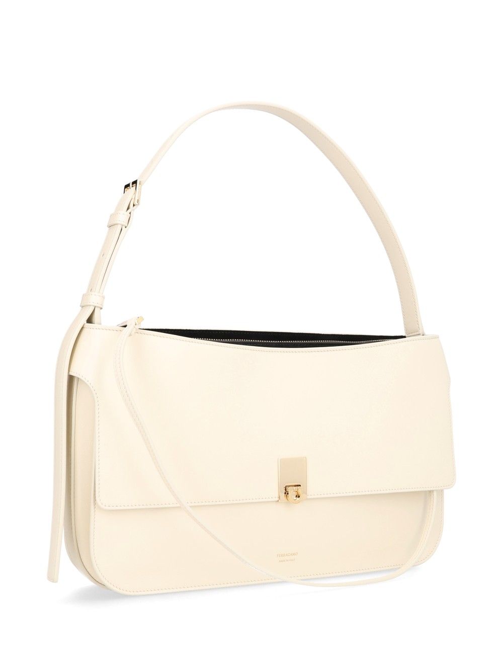 Ferragamo Cara Shoulder Bags - Bianco | 69311214ea5b1c788cb7dfaa974877f64e7be110