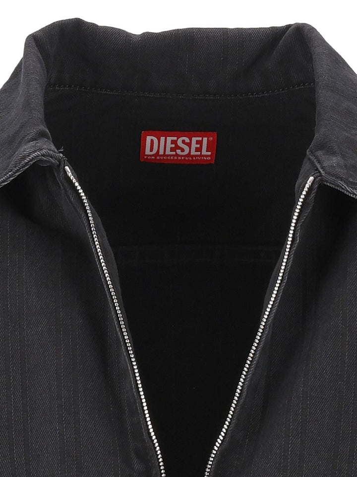 Diesel D-Rohe Denim Jacket Giacche - Nero | 090889a1935837bb000a09e4d6e1f62d94894e2b
