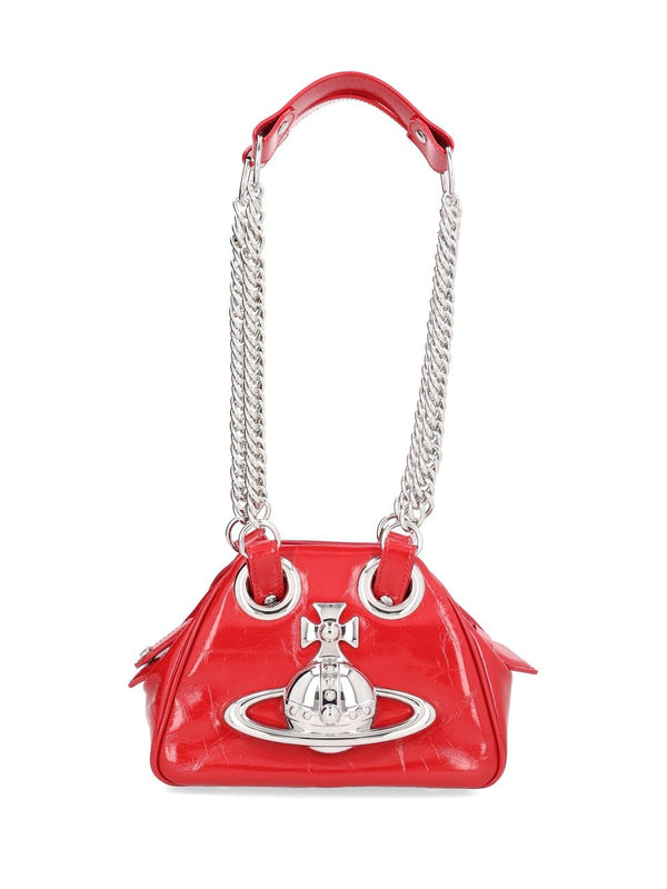 Archive Orb Chain Handbag Crossbody Bags Red
