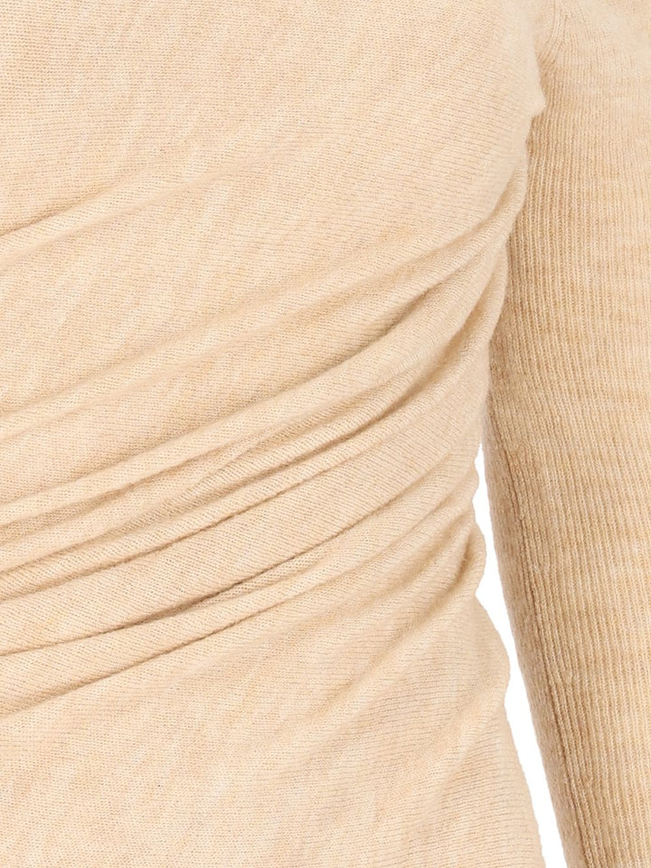Diesel M-Elly Mock-Neck Bodysuit Knitwear - Beige | 02c0bc913ab58e06bc6084564fc4862107c25d90