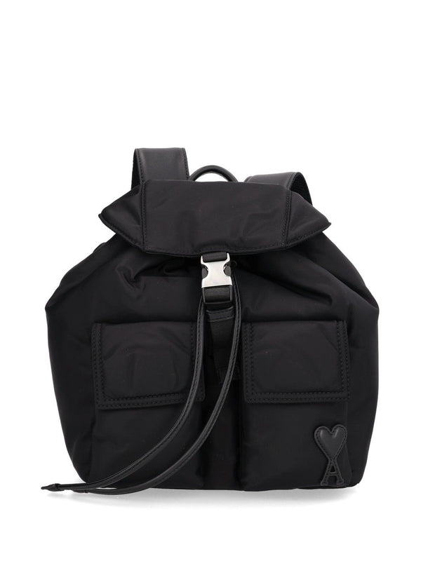Small Flap Backpack Marcel Zaini E Valigie Nero