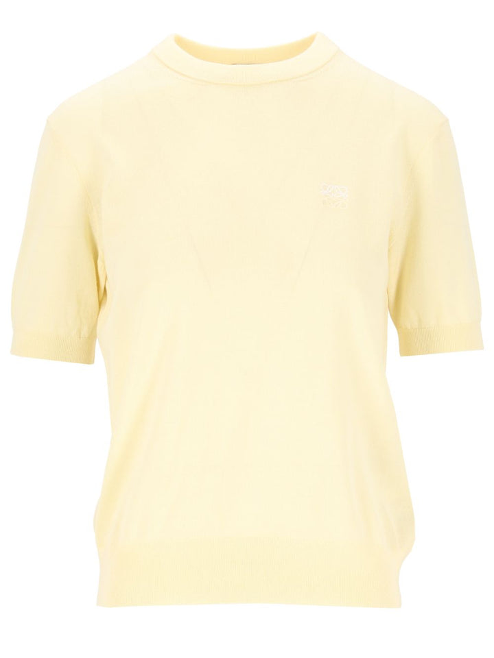 Loewe Merino Wool Top Knitwear - Giallo | b898ff2ad6afb8fff0ece10bbcdc2697da4ec9a0