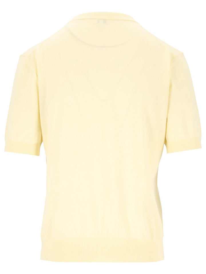 Loewe Merino Wool Top Knitwear - Giallo | 950c858085666185e4e9edb4d210b0e655fd930b
