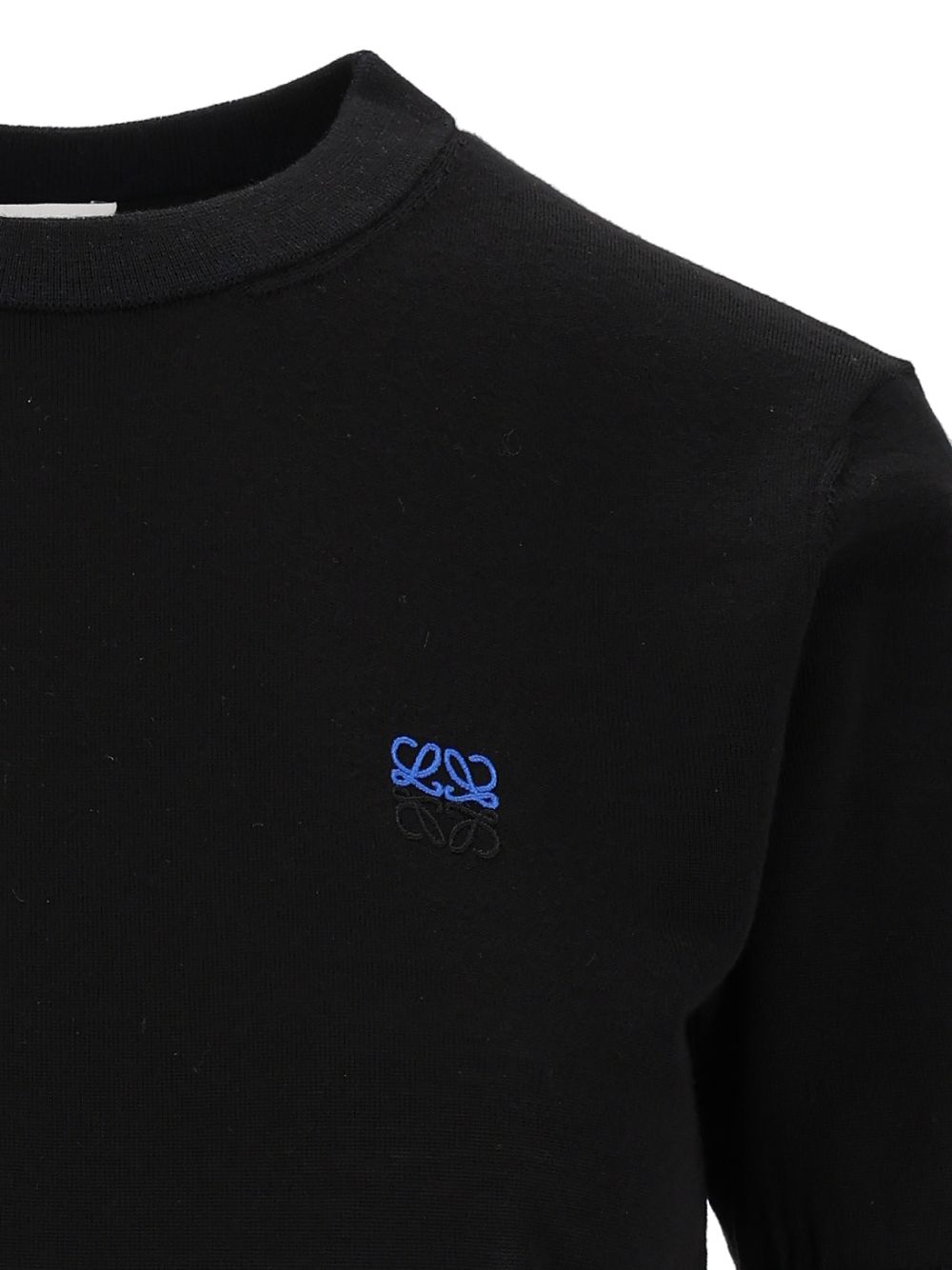 Loewe Merino Wool Top Knitwear - Nero | b6faca318b1cbc5130379c5d40af0f9b7b775bd9