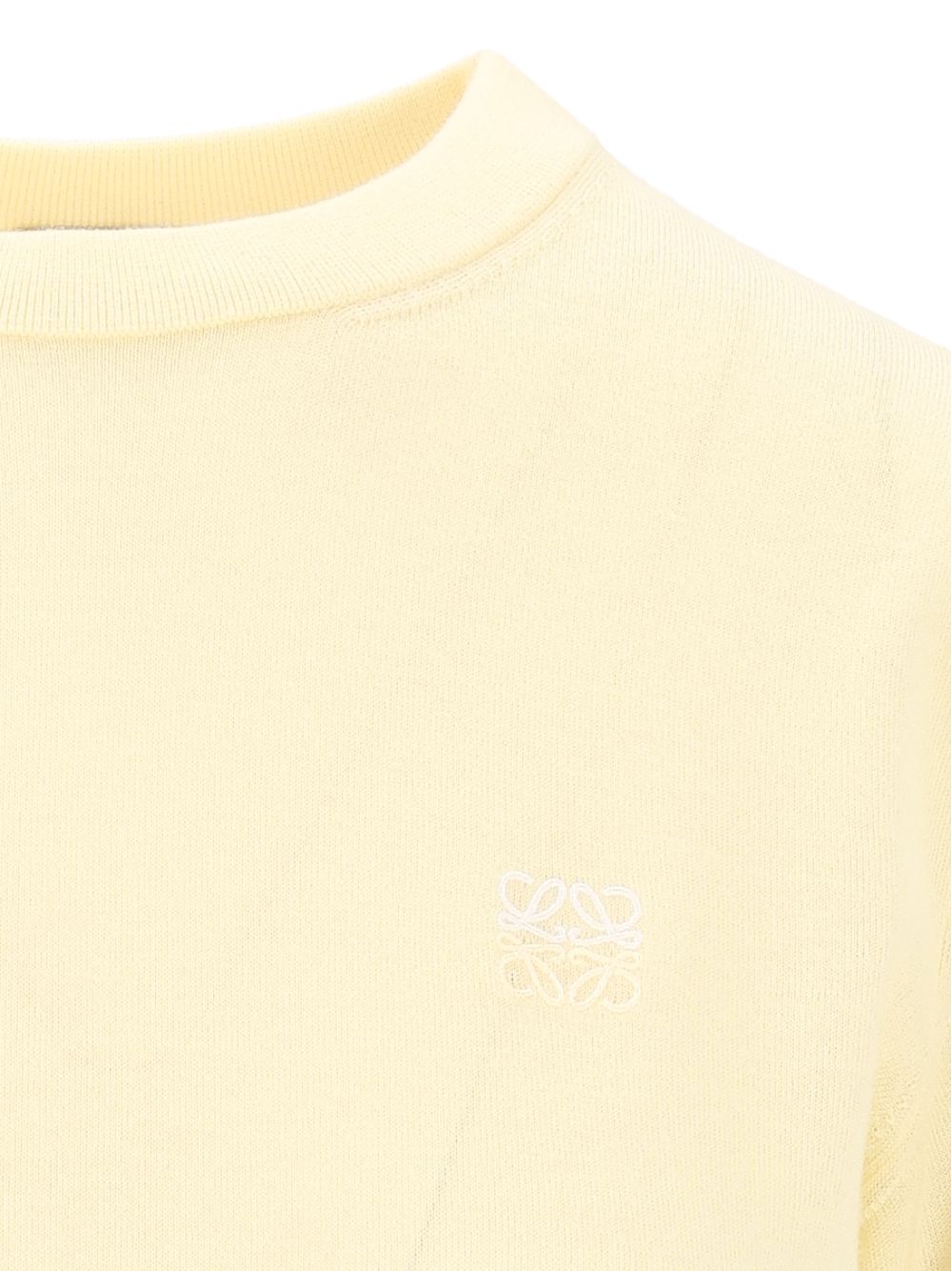 Loewe Merino Wool Top Knitwear - Giallo | 195709461da70b24329d06a3964ad5535d9a4074