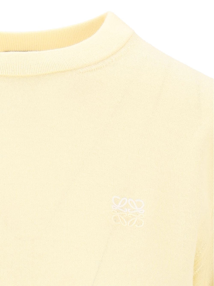 Loewe Merino Wool Top Knitwear - Giallo | 195709461da70b24329d06a3964ad5535d9a4074