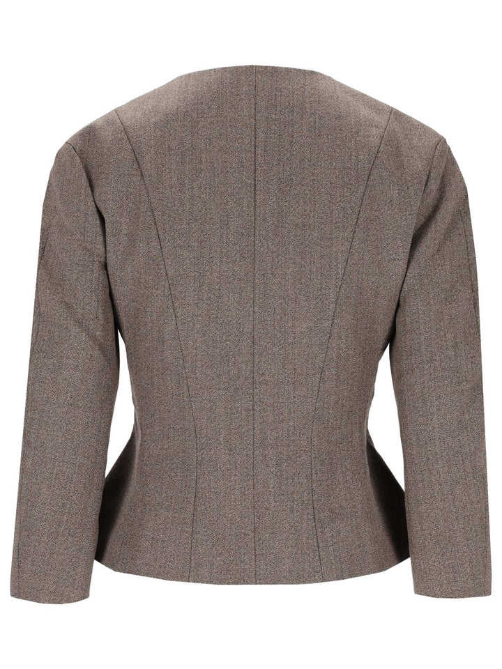 Jacquemus La Veste Palmier Giacche - Marrone | 50c8a5ca50ee47e127df37d27090b8e900b37f3f