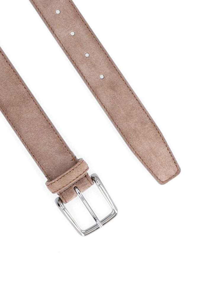 Tod'S Suede Belt Cinture - Beige | 74bba1f0fed3cfba7731c8d09d1e1281c88ca011