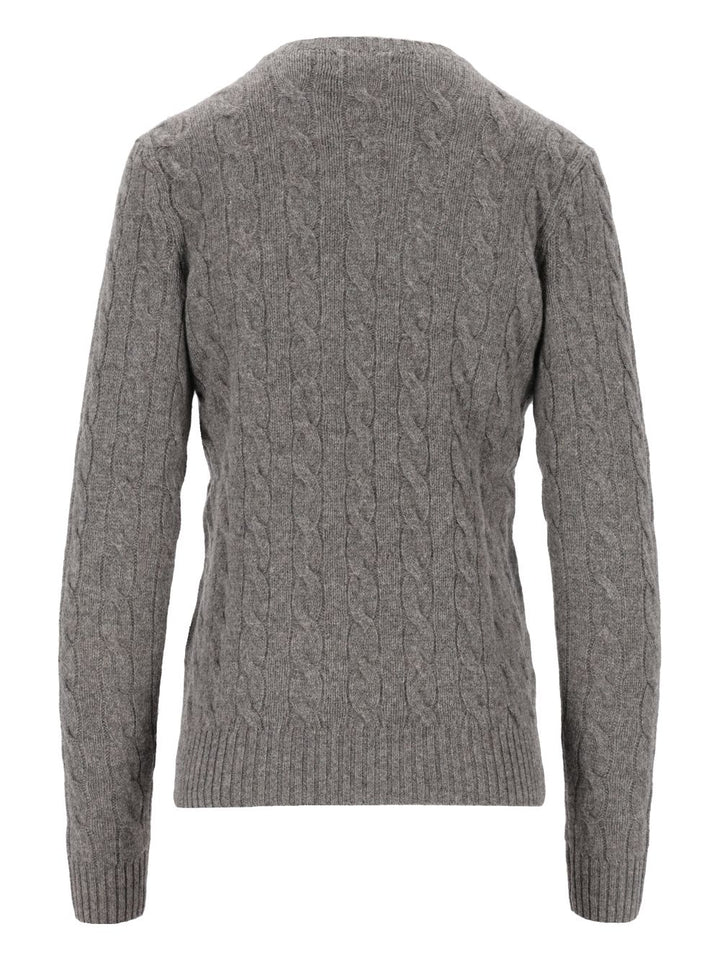 Polo Ralph Lauren Julianna-Long Sleeve-Pullover Strickwaren Weiß