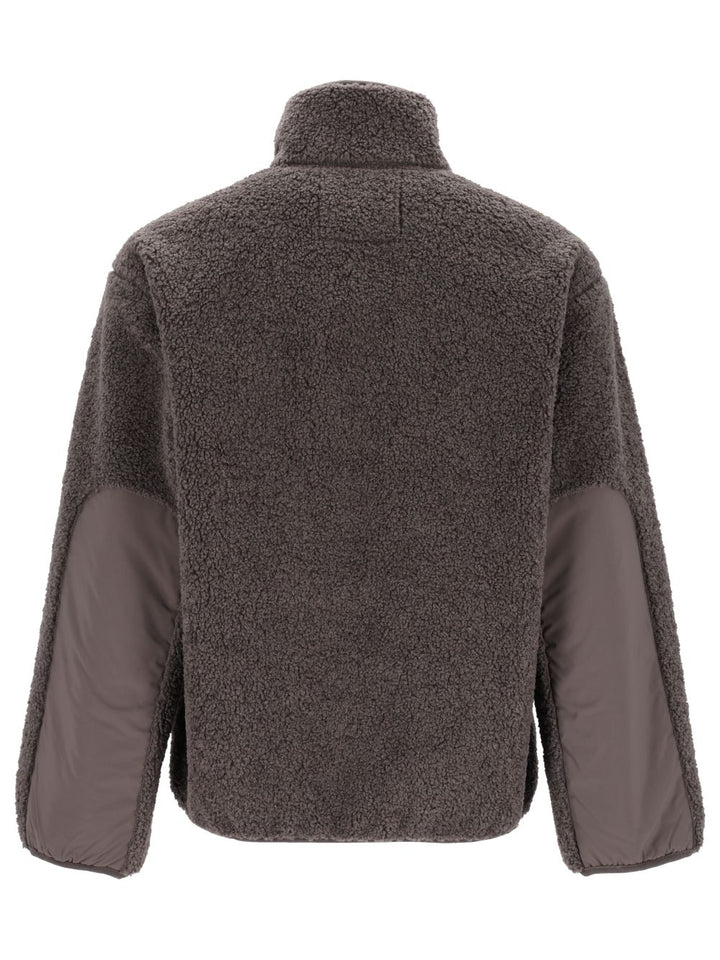 Maison KitsunÉ Fleece Jacket Giacche - Grey | 4275d6a77a25d5e0e82cbd8038a8f8d4f8b53940