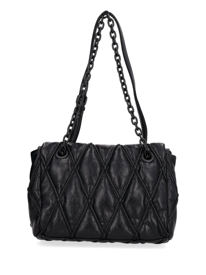 Diesel Charm-D Shoulder Bags - Nero | 08db134e886ae524f77036192badc99e19bacce6