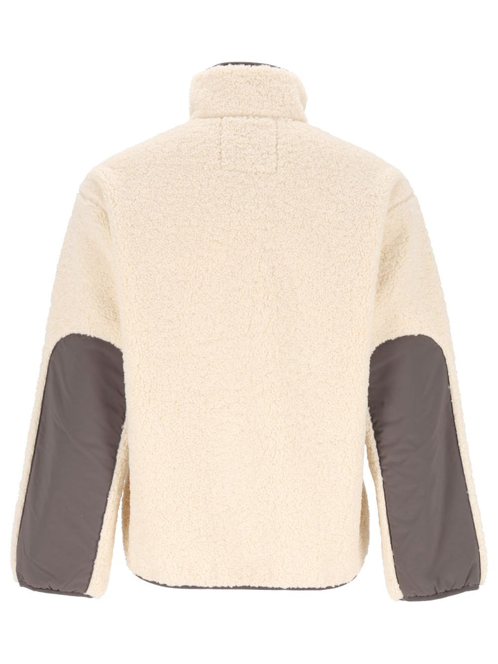Maison KitsunÉ Fleece Jacket Giacche - Beige | 3cf3a4266453ead3ac2680c9f763adff1e85db57