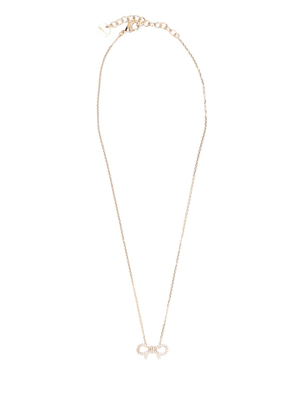 Ferragamo Crystal Bow Necklace Gioielli - Oro | 68df1ab4ee204c10f9c8e710b4fcee85e026049b