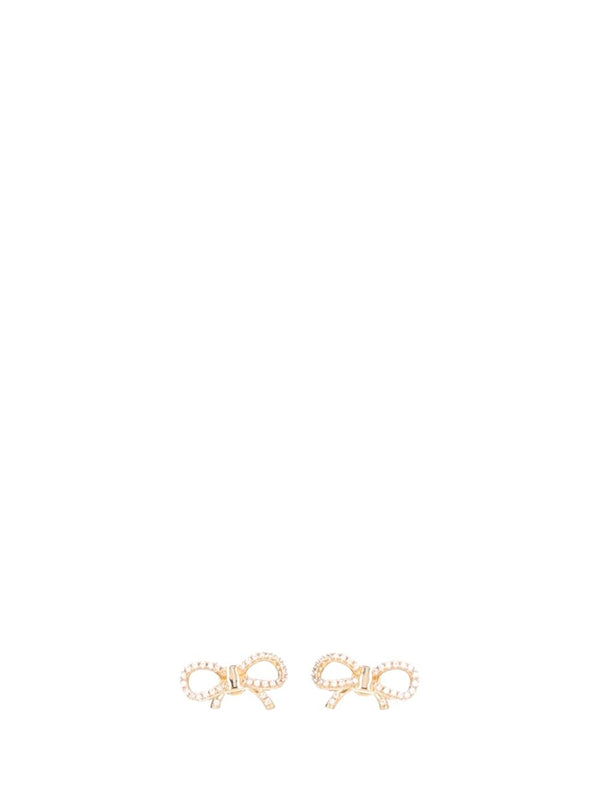 Orecchini Bow Crystal Gioielli Oro