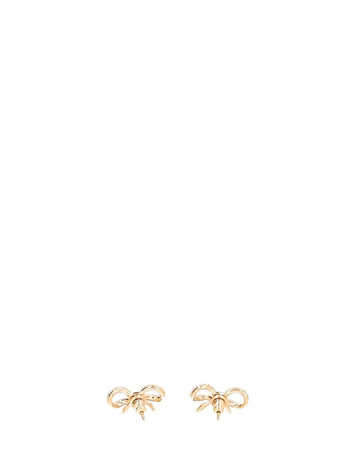 Ferragamo Crystal Bow Earrings Gioielli - Oro | 6e7ff1eb612baa72c247888bb7d7402a47e737f3