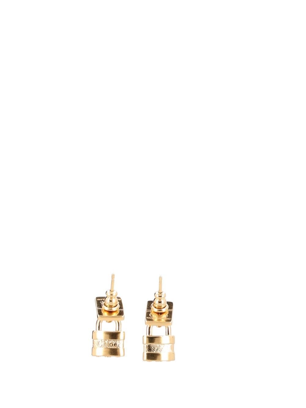 Chloe' Gold Buttons Earrings Gioielli Oro