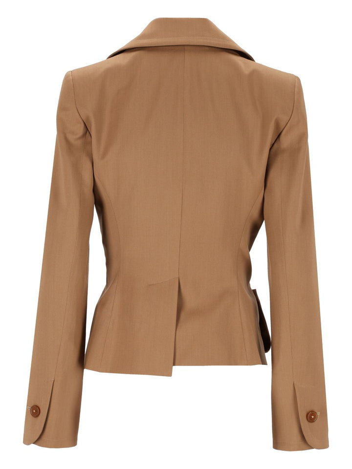 Vivienne Westwood Giacca Sartoriale Drunken Abiti Beige