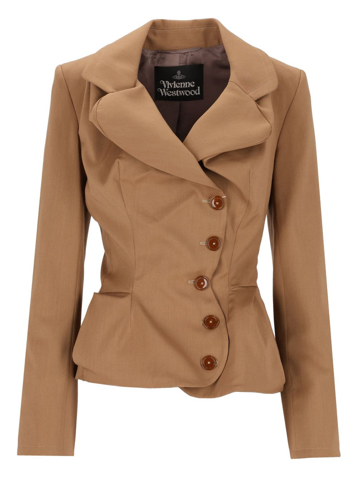Vivienne Westwood Giacca Sartoriale Drunken Abiti Beige