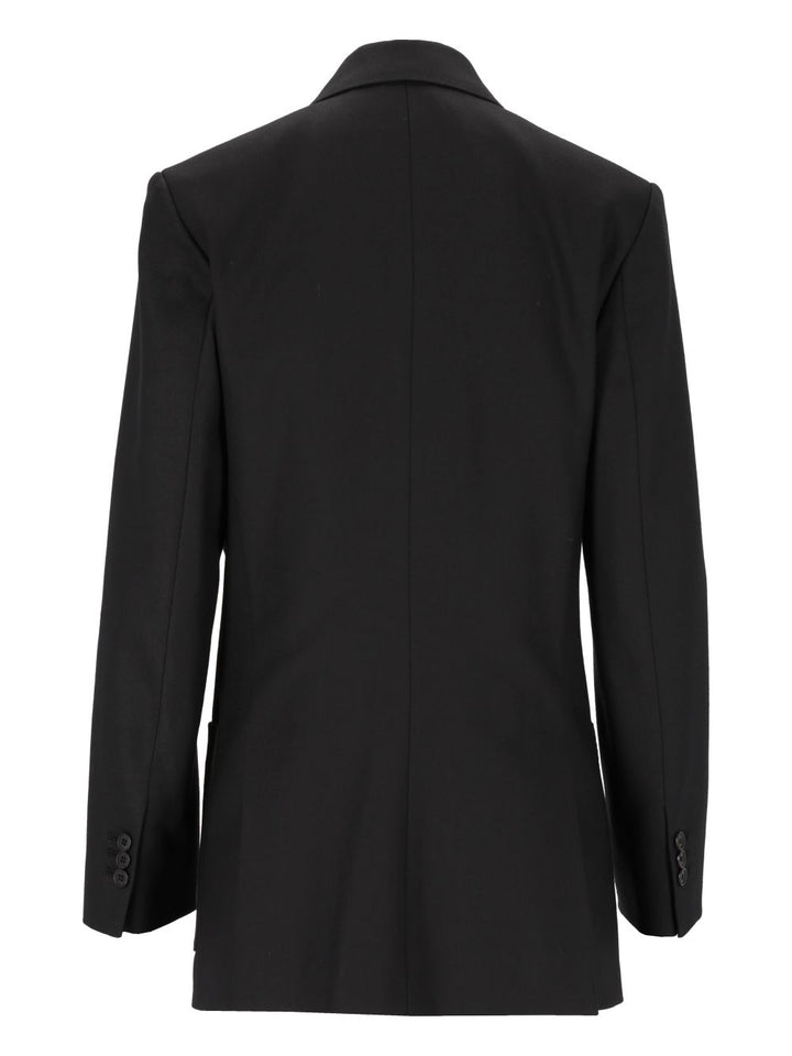 Grifoni Double-Breasted Blazer Giacche - Nero | 2a55bab8807352651f8876d50d0b724e9643c2db