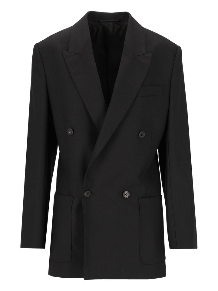 Grifoni Double-Breasted Blazer Giacche - Nero | aa208825ce567794e9a5f781adc95b600c142ed7