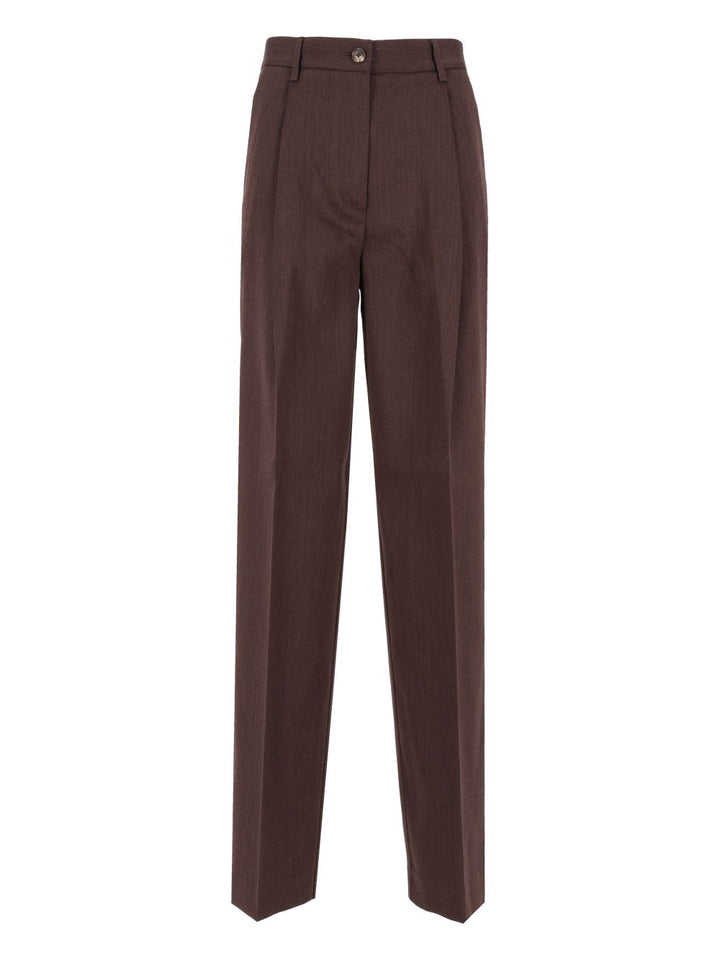 Grifoni Tailored Trousers - Marrone | bd547c65f24c964938f3628f205cf0d33f20afb7