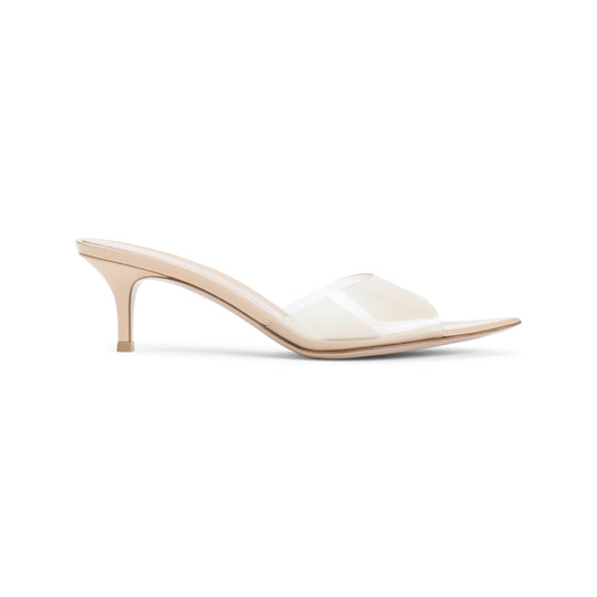 Nude Elle 55 Patent Leather Mules