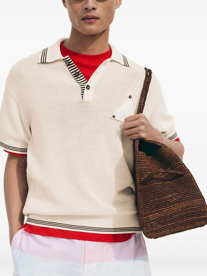 Jacquemus Polo - Bianco | 45227332ff70612ff3efbe1e1bae8236a9f0f68b
