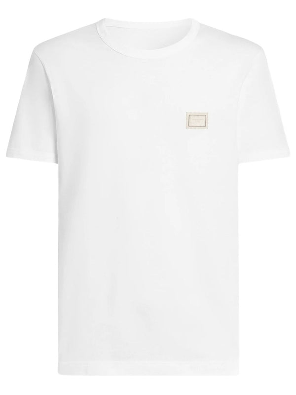 T-Shirt In Cotone Con Placca