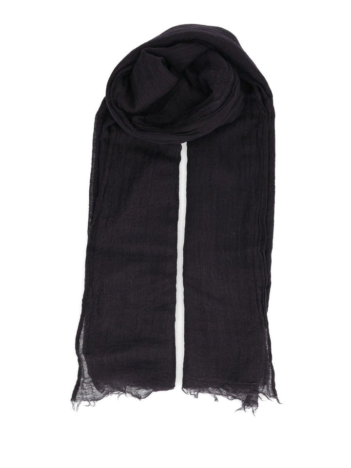 Rick Owens Wool And Cashmere Scarf Cappelli - Nero | 63731e625cdcf116b4425f2bcc0b71306d811bbc