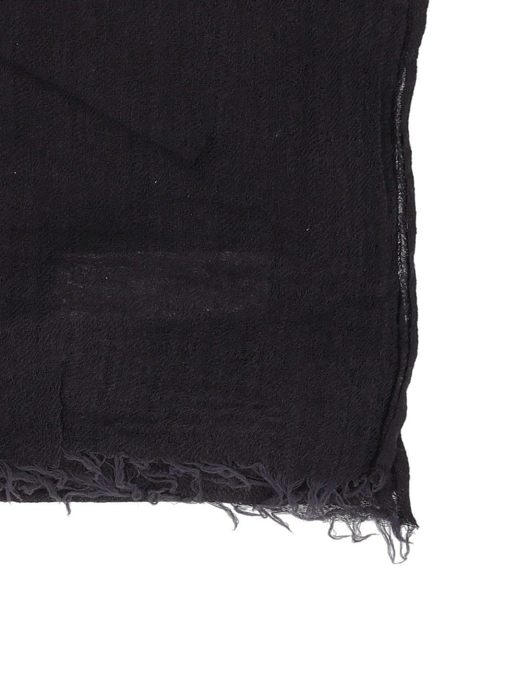 Rick Owens Wool And Cashmere Scarf Cappelli - Nero | d4bc5513acd73064b7f0aae2bdbaec4dbcd35da0