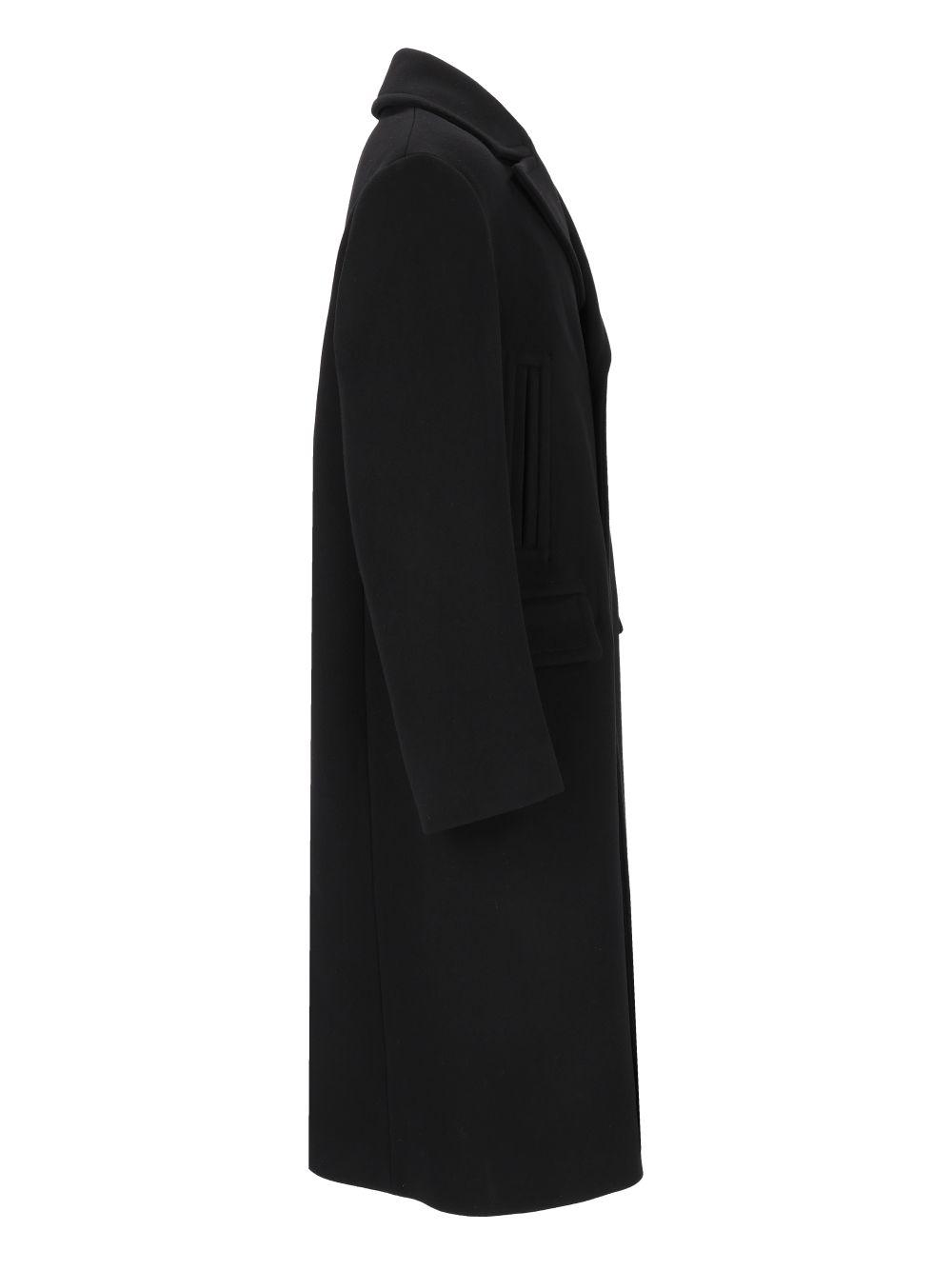 Fendi Wool And Angora Coat Coats - Nero | 844793ddc7c4b3753dd6db79eb4fd915bc088520