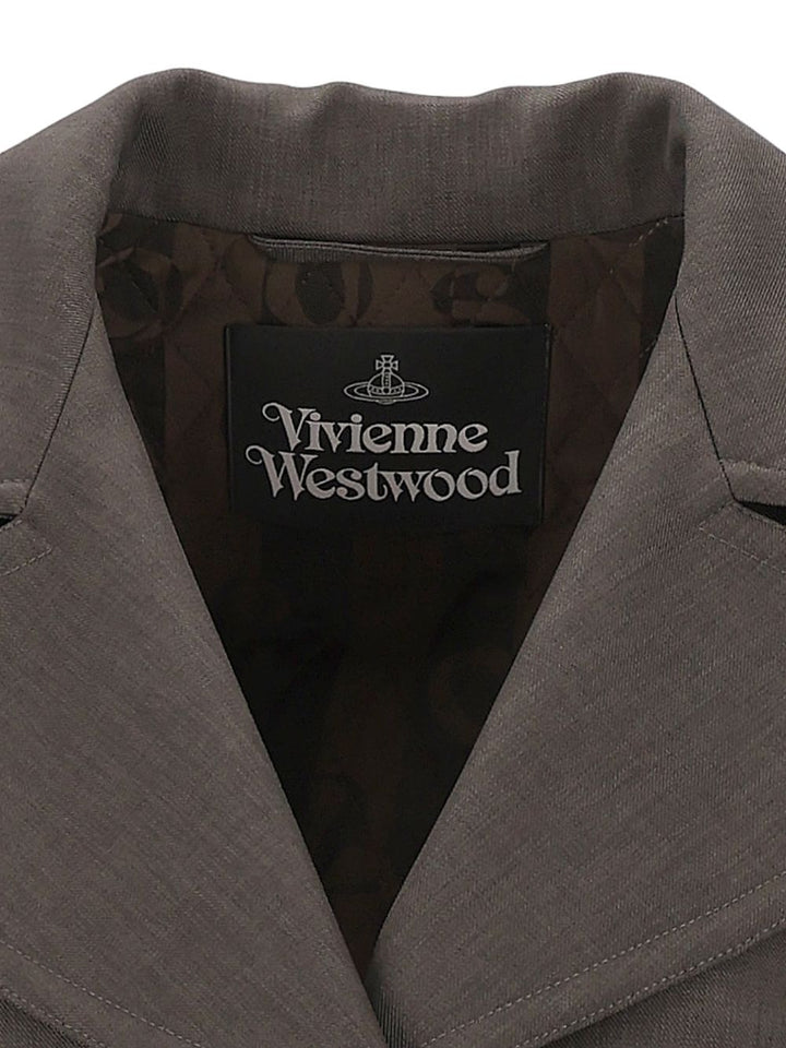 Vivienne Westwood Liska Abrigos Gris