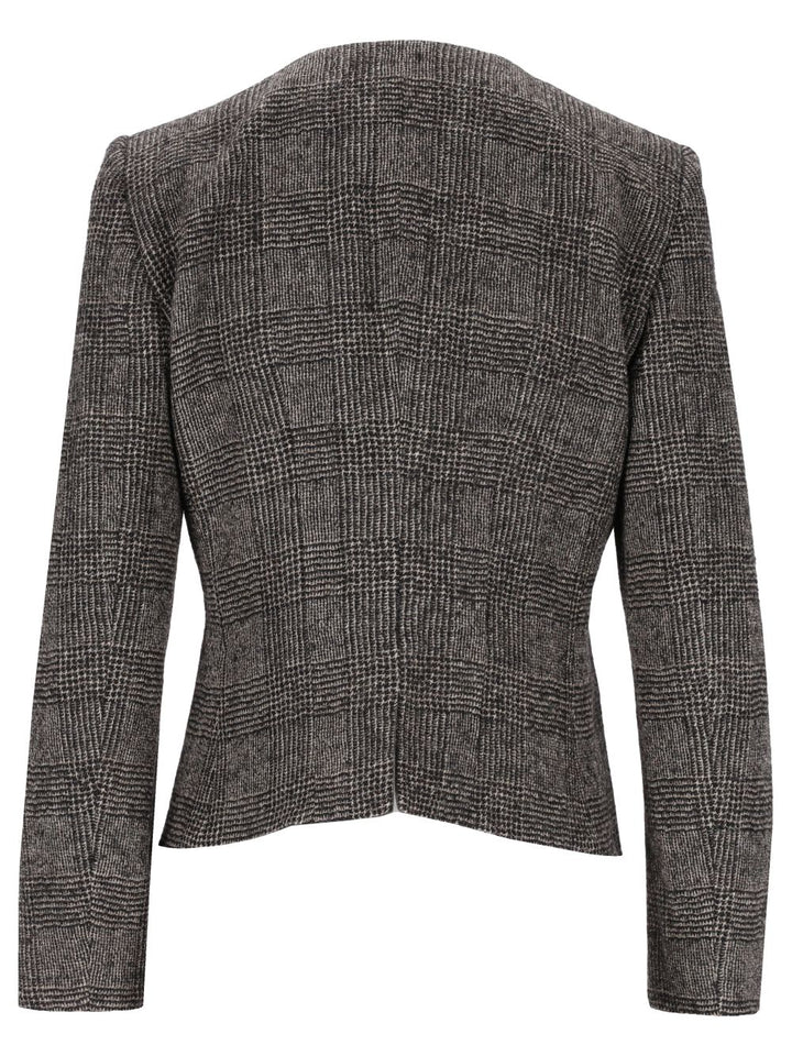 Emporio Armani Chaqueta Galles De Lana Lavada Multicolor