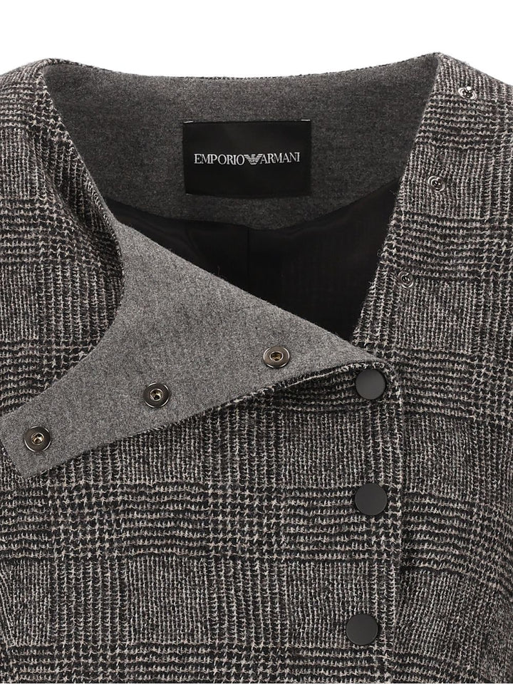 Emporio Armani Chaqueta Galles De Lana Lavada Multicolor