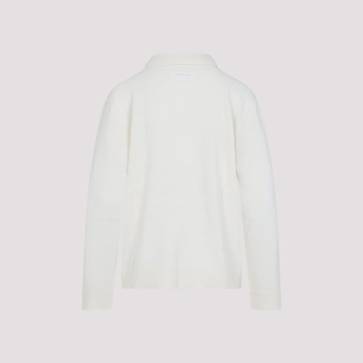 Mm6 Maison Margiela Cardigan - Bianco | 7f17dbc126d556cec6cd2de30ba24cc340b5d89b