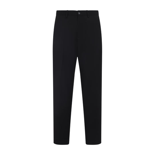 Black Chino 22 Virgin Wool Pants