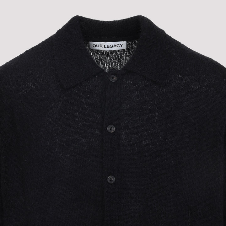 Our Legacy Polo - Nero | c7cd2f3cf276d9d0644e5bd0eb59d2fd3dab1561