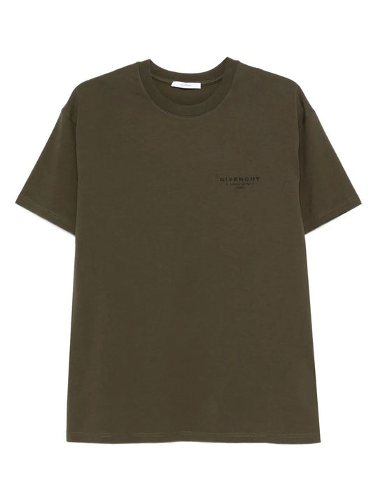 T-Shirt In Cotone Con Stampa Givenchy Stamp